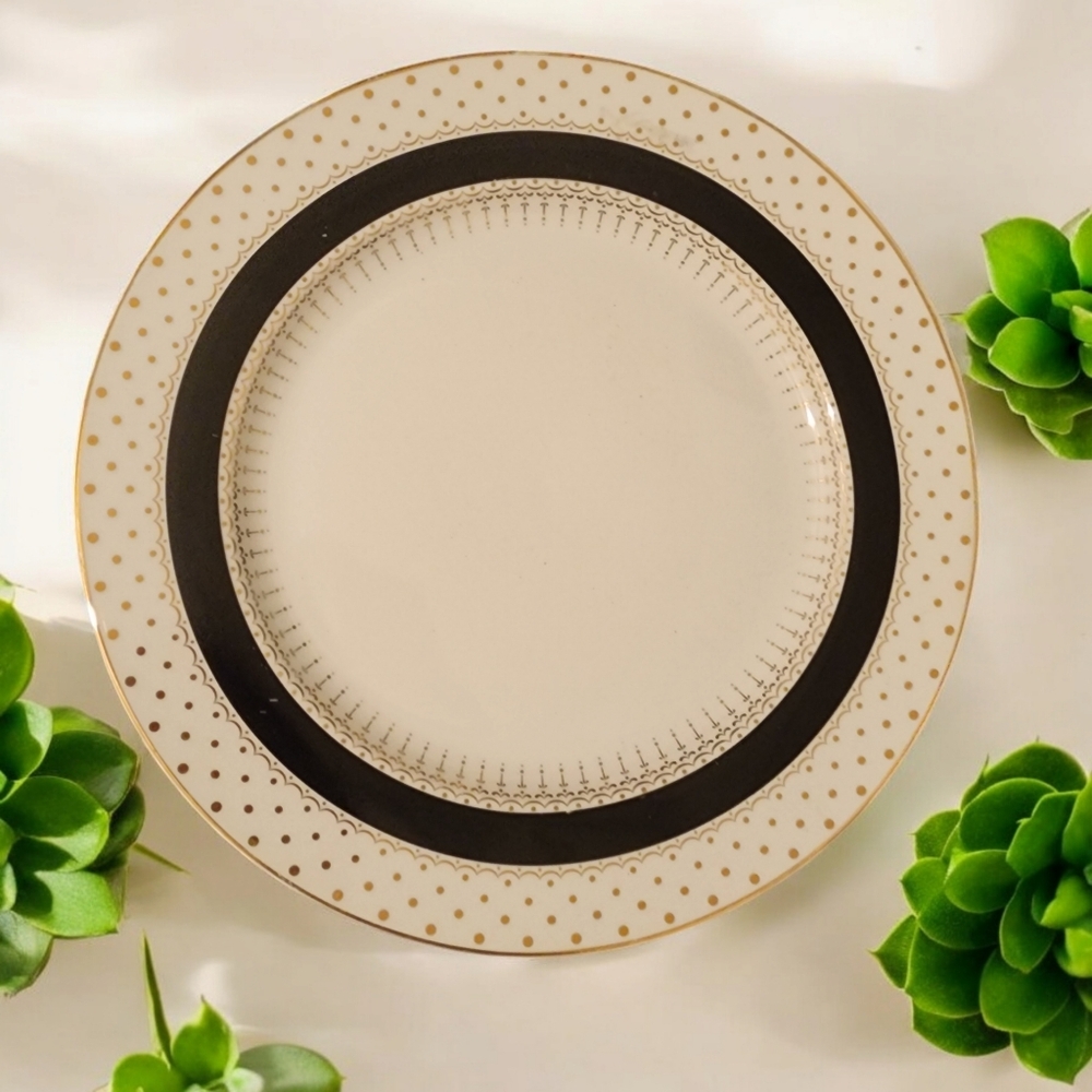 Grace's Teaware One Dinner Plate Dots Abstract Print